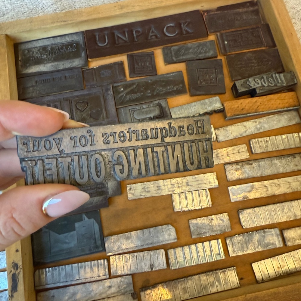 Vintage Printing Block Set - Picture 9 of 16